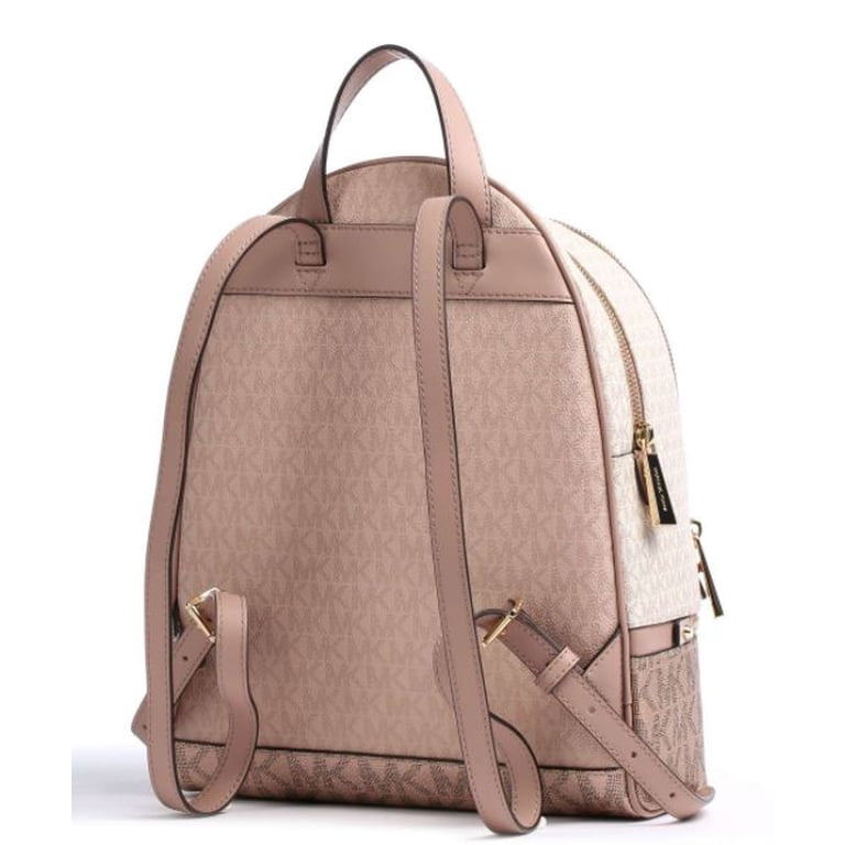 Michael Kors Womens Rhea Zip Medium Backpack (Ballet Multi) MK
