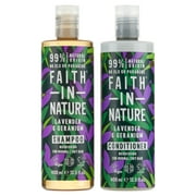 Faith in Nature - Shampoo with Lavender Oil Lavender & Geranium - 13.5 fl. oz.