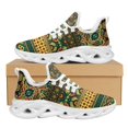thumbnail image 1 of Zapatillas de malla Paisley para mujer, zapatos de plataforma informales con estampado de pintura artística india, zapatos para caminar para mujer, 1 of 6