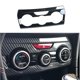 thumbnail image 2 of Carbon Fiber Console Dashboard Panel Air Condition Switch Cover Trim for XV Crosstrek 2018-2020, 2 of 5