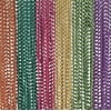 Mardi Gras Beads Necklace 144 Pieces Metallic Bulk Party Favor Beaded Necklace for Kids and Adults- Perfect Dressing Up Costumes and Kids Fashion Accessories - By Kidsco