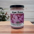 thumbnail image 1 of Pink Sugar Vegan Noix de Coco Soja 12 oz/ 355 ml Bougie Versée à la Main, Écologique, Combustion Propre, Boisée/ Fruitée Propre, 1 of 5
