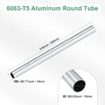 thumbnail image 3 of Tubo redondo de aluminio 6063 de 250 mm, 16 mm ID 18 mm OD, 1 paquete, tubería de aluminio sin costura para manualidades DIY [0.63x0.71x9.8IN], 3 of 7