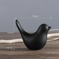 thumbnail image 3 of Casaio Ceramic Bird Figurine Creative Black White Ceramic Bird Ornaments Modern Minimalist Living Room Home Table Decorations Table Ornament, 3 of 4