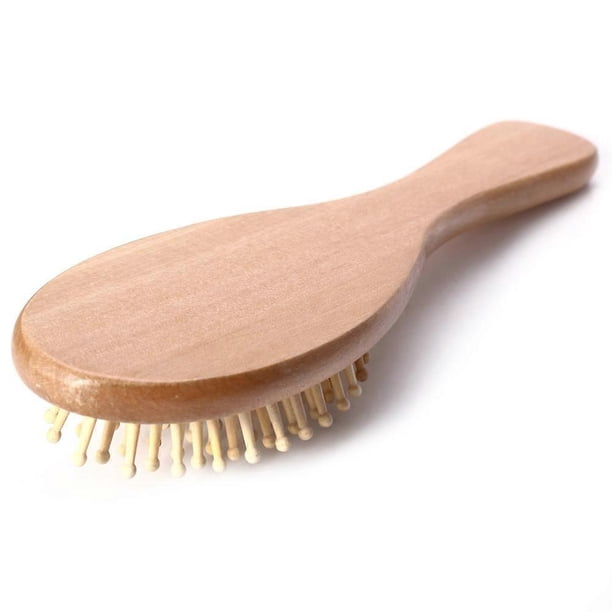 Wooden Hair Vent Brush Massager Comb for Scalp Massage and Dandruff Exfoliation 17.5 * 8.8 * 2.6cm