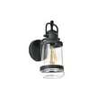 thumbnail image 2 of RADIANCE Goods Transitional 1 Light Textured Black Outdoor Wall Sconce 14" Height, 2 of 9