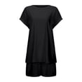 thumbnail image 3 of MAIHAN Outfits for Women Spring Outfits for Women 2026 Short Sleeve Sets Trendy 2 Piece Summer Shorts Set Comfortable Playwear Daily Wear, 3 of 5