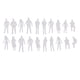 thumbnail image 2 of Figuras de Personas Modelo Sin de 40 Piezas Sunnimix Figura de diorama de simulación, 2 of 8