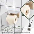 thumbnail image 4 of KOKOSIRI Toilet Paper Holder with Shelf Chrome Bathroom Toilet Roll Holder for Restroom T-304 Stainless Steel Wall Mounted, Polished Finish, B2010CH, 4 of 7