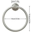 thumbnail image 3 of Washranp Towel Ring,Minimalist Heavy Duty Metal Wall Mounted Hand Towel Holder Round Washcloth Rack Bathroom Supplies, 3 of 7