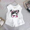 thumbnail image 2 of LUOGENLI Girl Summer Outfits Size 14 Summer Girls Sleeveless Hooded Top and Shorts Two Piece Set Summer Sweatsuits Casual Sports Suit Little Girl Outfits Size 10 5-6 Years, 2 of 4
