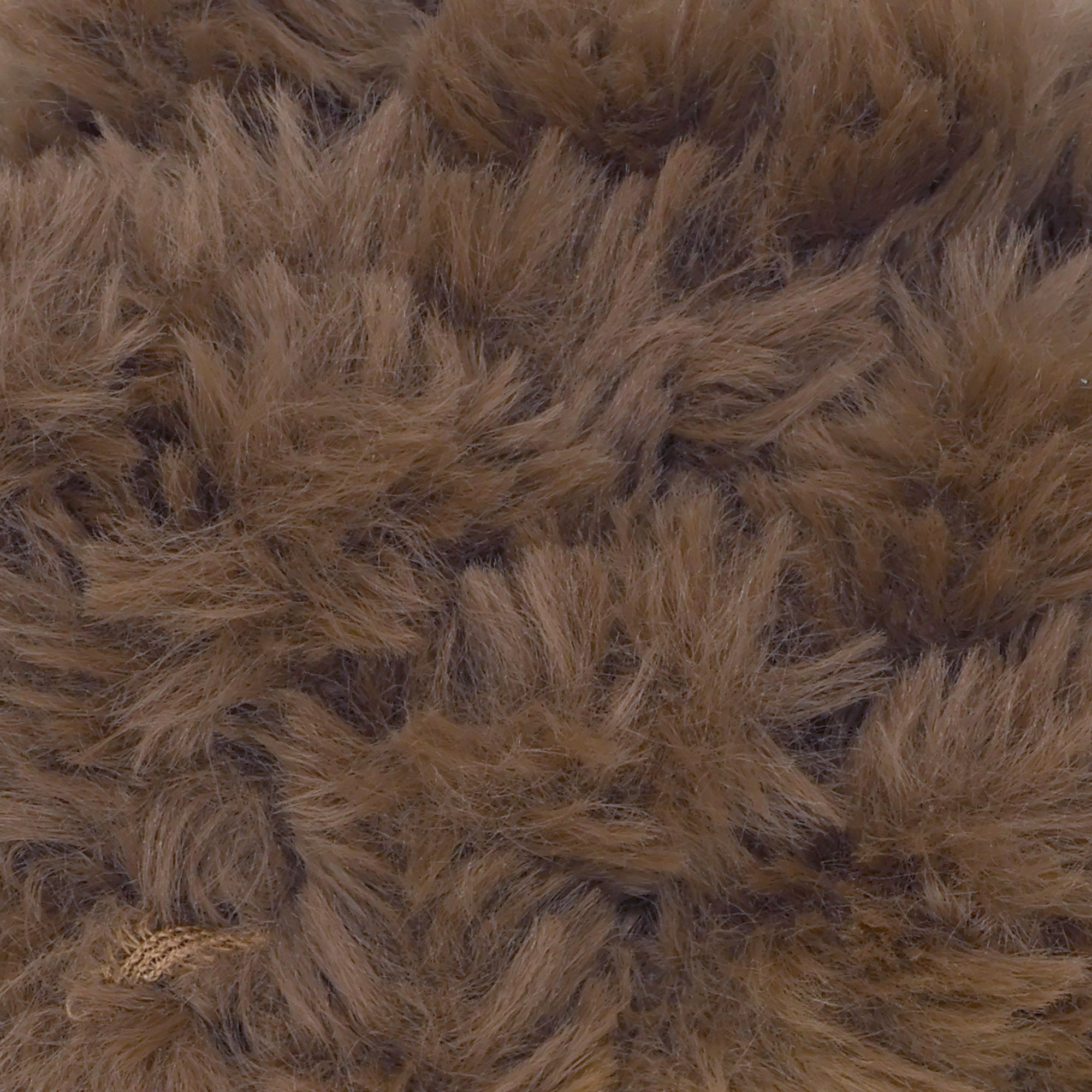 JubileeYarn Fun Finger Faux Fur Loops Yarn - 200g/Skein Jumbo Polyester - Chestnut Brown - 2 Skeins