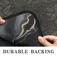 thumbnail image 6 of Black Marble Gold Line Pattern Door Rugs,Washable Non Slip Door Mats Indoor,Decorative Door Mats,Entry Mat Indoor for Entrance,Bedroom,Kitchen,Bathroom,30"x17", 6 of 6