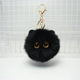 thumbnail image 4 of Cute Cat Po M Po M Keychain Charm for Bag Purse Car and Backpack Accessories Ideal for Cat Lovers Unique Furry Key Ring Durable and Stylish Design, 4 of 4