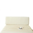 thumbnail image 4 of Namzi 1 piece plush headboard protective cover, fully wrapped, elastic, removable, washable, bed back cover, simple windproof headboard dust cover, 220cm long (orange), 4 of 4