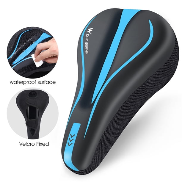 Oture Housse de Selle de Vélo,Bicycle Saddle Cover, Silicone Coussin de Selle de Vélo en Gel et Confortable pour VTT de Montagne,Vélo de Route,pour Hommes et Femmes