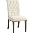 thumbnail image 6 of Set of 2 Beige Tufted Side Chairs / Suitable for Various Home Settings, 6 of 6