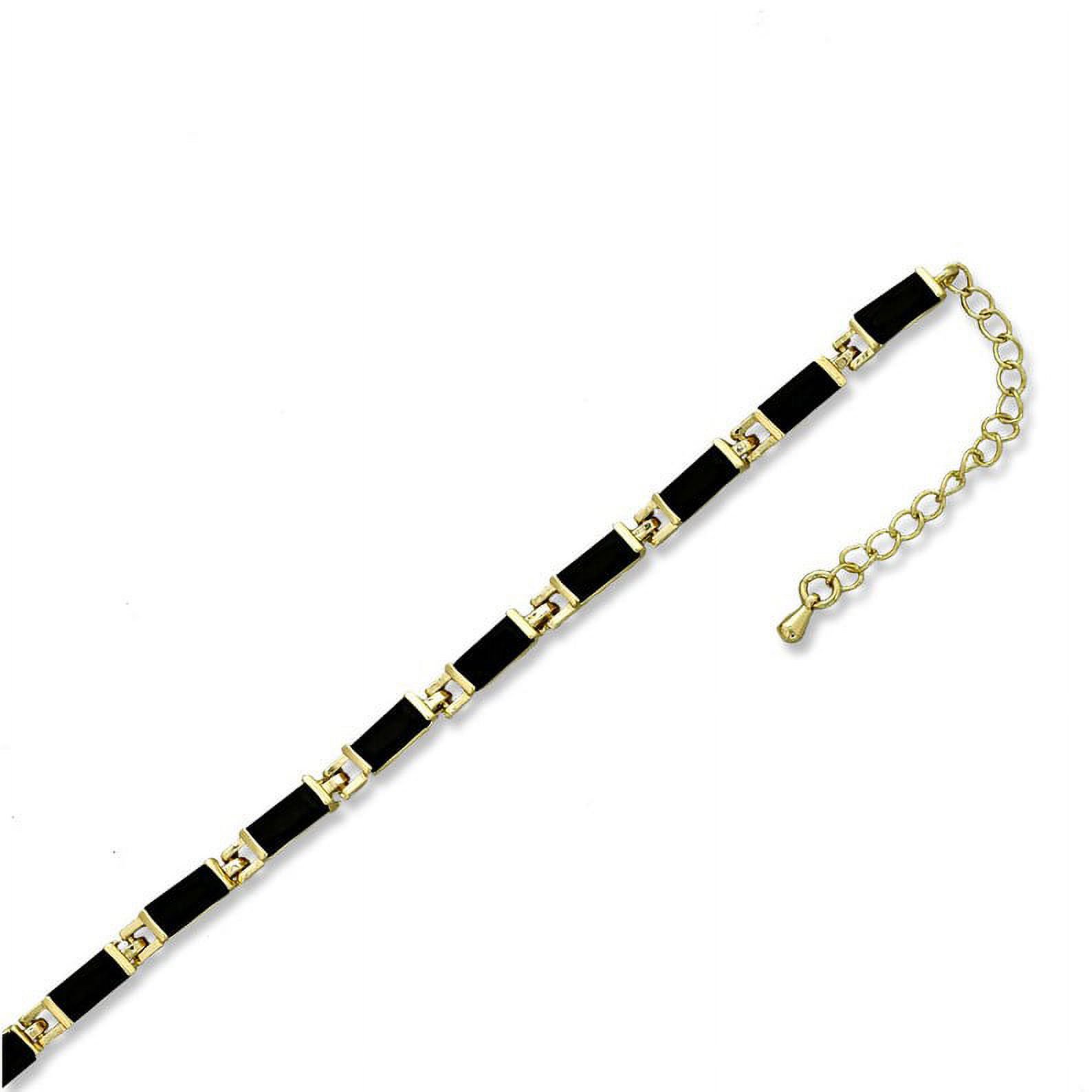 Kaash Customs 14k Gold Plated Anklet Bracelet with Adjustable Size For Women's Crown Anklet Gif For Her Fashion Jewelry Holiday Gifts