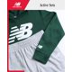 thumbnail image 2 of Conjunto de sudadera New Balance para niños de 2 piezas, forro polar, verde y gris 8, 2 of 7