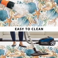 thumbnail image 4 of Beach Coastal Outdoor Rug 3x5 Ft, Non Slip Washable Area Rug, Nautical Shell Starfish Coral Summer Patio Rugs Carpet Runner, Large Floor Mat for Indoor/Outdoor Deck Porch Camping, 4 of 8