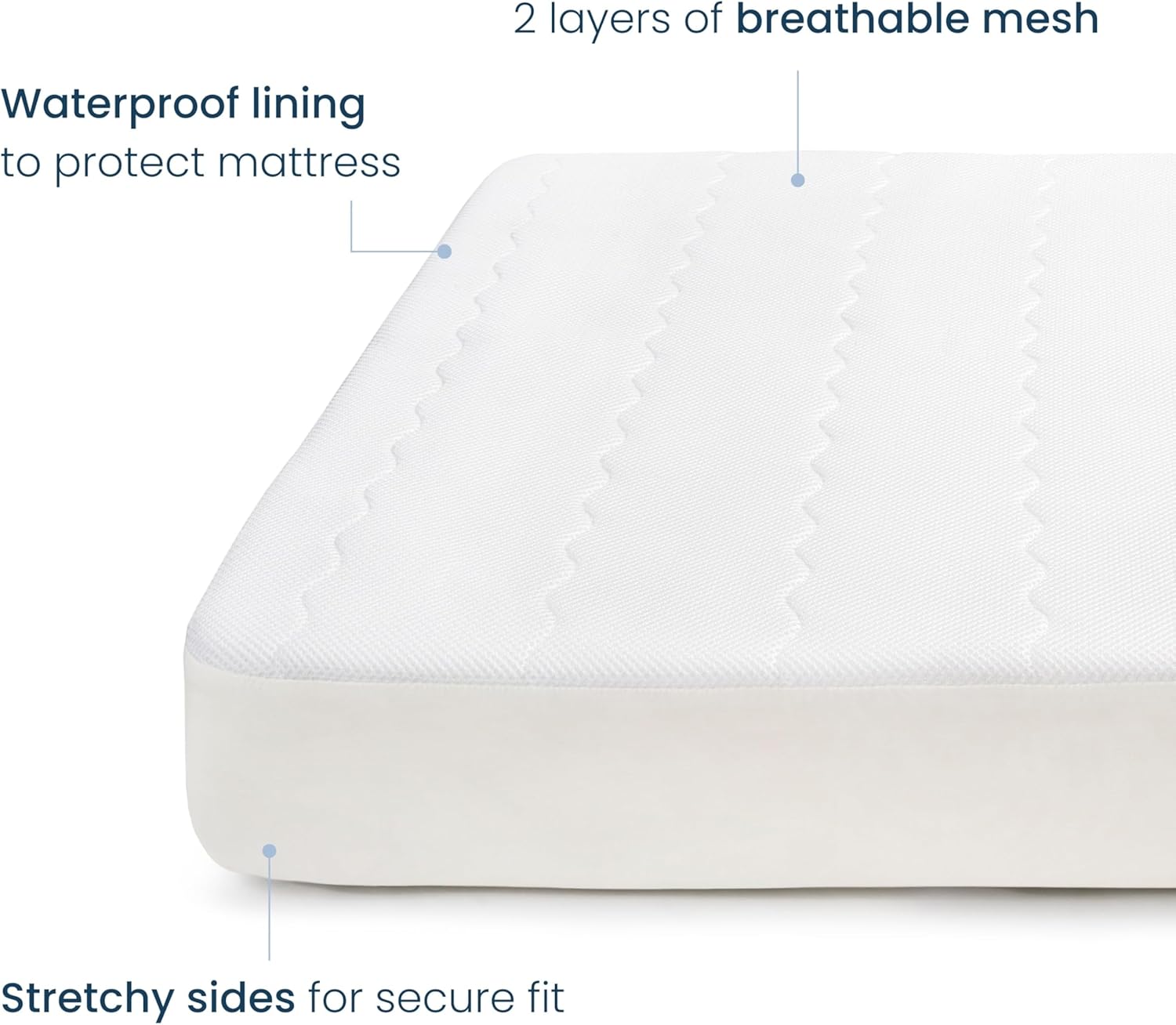 HALO Breathable Crib Mattress Cover