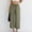 Army Green, variant on ClodeEU Women's Linen High Waist Flowy Wide Leg Pant with Drawstring ,Cropped Loose Trousers with Pockets Blue,Womens Plus XXL