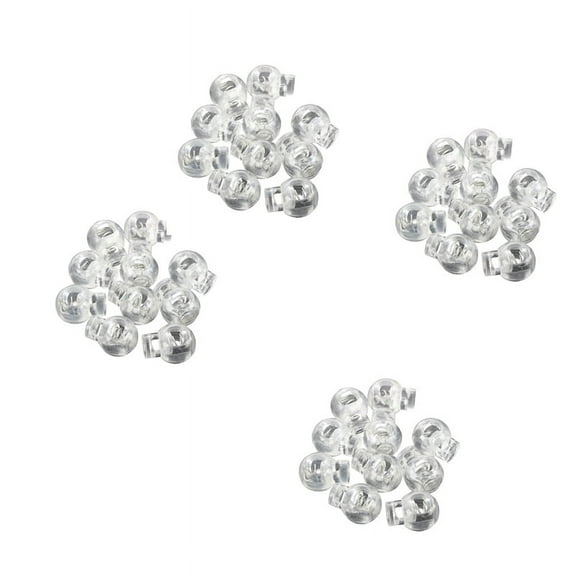 Plastic Toggle Spring Stop Single Hole String Cord Locks 40 Pcs
