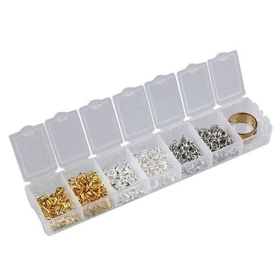 OUNONA  6 Mm Claw Buckle Lobster Clasps Bead Kit Bracelet and Closures Charms