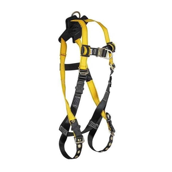 Condor Full Body Harness,Vest,Yellow,XL Size 61DD38