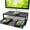 Black, variant on Metal Monitor Stand Riser and Computer Desk Organizer with Drawer for Laptop, Computer, iMac, Pink