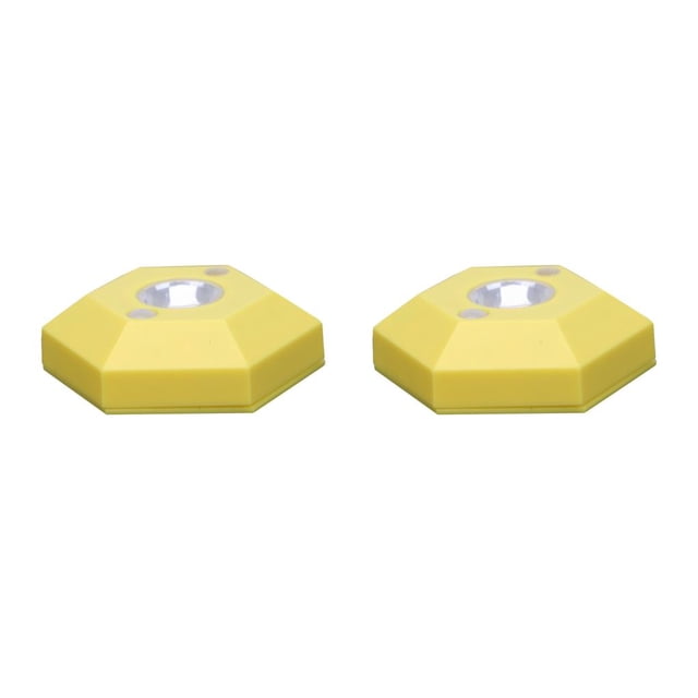 Eigraketly Lámpara de movimiento con sensor Ángulo de 120 ° 25-30 segundos Decoraciones artesanales multicolores Lámparas de pared Dispositivo de Amarillo 2piezas Eigraketly CBP445754