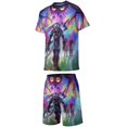 thumbnail image 2 of The Legend of Zelda Boys Short Sleeve T-Shirt And Shorts Outfit Set Activewear Mesh Short Set for Kids, 2 of 7
