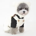 thumbnail image 5 of Cute cat simple warm headgear pet hat bear plush headgear, 5 of 6