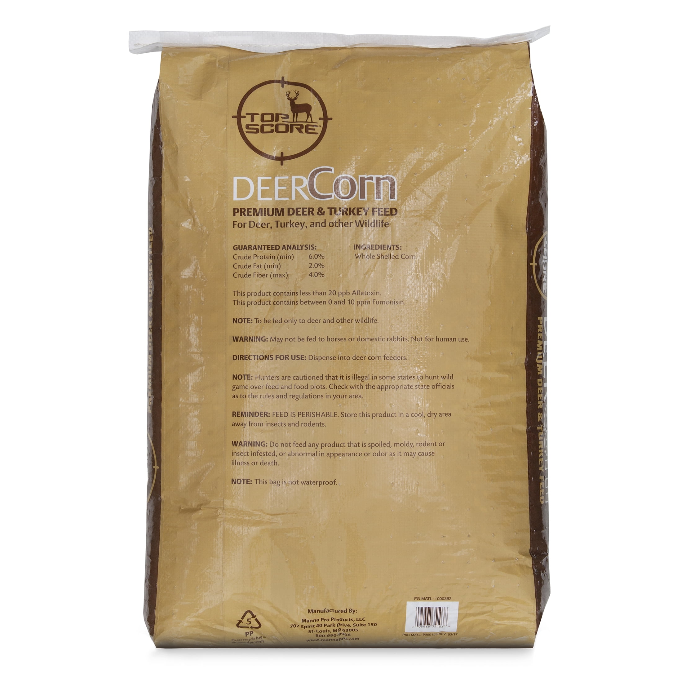 Manna Pro Remington Dry Deer Corn - 40lb.