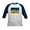 Navy/White, variant on - Pray For Ukraine Sweatshirt, Stand Baseball Jersey - Kids Cotton Baseball Jersey, 3/4 Sleeve Shirt
