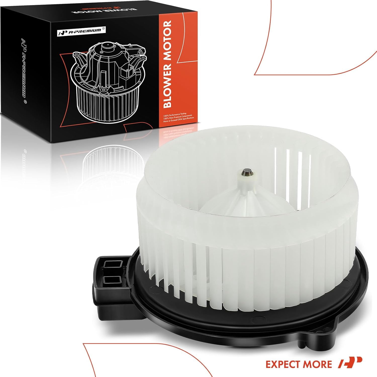 A-Premium Heater Blower Motor with Fan Cage Replacement for Honda Fit 2009-2013 I4 1.5L