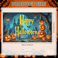 thumbnail image 5 of Pumpkin Decoration Happy Halloween Outdoor Decoration Haunted House for Halloween Party Outdoor Event Autumn Celebration, 5 of 9