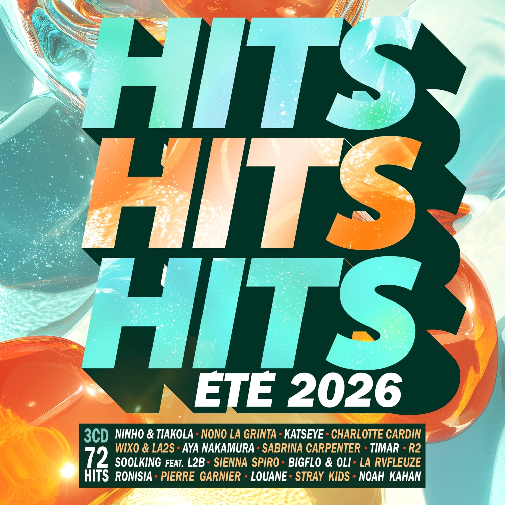 Multi-Artistes Hits Hits Hits Été 2026 (CD)