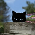 thumbnail image 5 of Halloween Black Cat Decorations Peeping Animal Metal Art Halloween Home Decor Outdoor Ornaments Cat Courtyard Lawn Gift Ideal for Cat Lovers Gift Animals Silhouette, 5 of 5