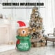 thumbnail image 5 of Oso De Navidad Explota Decoraciones Al Aire Libre, Oso Inflable De Navidad Soplador De Bajo Ruido Luz LED Resistente A La Intemperie Para Jardín, 5 of 7