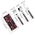 thumbnail image 2 of Haiem Humming Bird And Tropical for Stainless Steel Kids Silverware Set - Children’s Utensil Set - Children's Knife, Fork And Spoon Set - Metal Kids Cutlery Set, 2 of 8