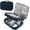 Deep Blue, variant on Travel Electronics Organizer Waterproof Double Layer Cable Storage Bag for Electronic Accessories, Large Shockproof Case for Cords, Tablets, Power Banks Organizer