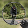 thumbnail image 2 of Guardoinrt Road Mountain Bicycles Handlebar Rearview Rotating Rear View Mirrors Security Outdoor Back Sight Reflector Supply Black 1Set, 2 of 6