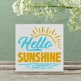 thumbnail image 6 of Zomyto 5"x5" Farmhouse Sunshine Sun Wood Box Sign Art Desk Decor Hello Sunshine Wood Block Sign Decor for Home Office Tabletop Shelf Wall, 6 of 7