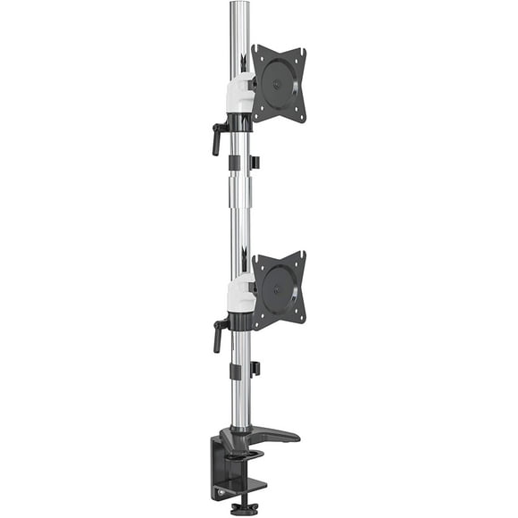 SHOPPINGALL Vertical LCD Monitor Arm Desk Mount Stand for Monitors up to 32" SA-AE20 (Dual Vertical)