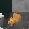 thumbnail image 4 of Estatua decorativa de gato, escritorio moderno, obra de arte creativa, escultura de Animal, estatuilla artística para sala de estudio, oficina, regalo Soporte para teléfono marrón perfecl Figura de gato, 4 of 8