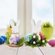 thumbnail image 1 of Fiudx Decoración de Conejo de Pascua de Madera, Diseño Vintage de Huevo y Conejito, Elegante Decoración para El Hogar, Estilo Bucólico para Mesas o Estanterías, Perfecta para Festividades de Pascua,, 1 of 7