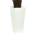 thumbnail image 3 of Nearly Natural 40in. Cycas Artificial Tree in White Tower Planter UV Resistant, 3 of 5