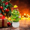 thumbnail image 1 of Christmas Decorations Crochet Christmas Tree Yarn Potted Ornament Small Gift Christmas Decorations Indoor Christmas Tree, 1 of 7