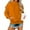 Orange, variant on WTOBBY Women's Oversized Plush Hoodie, Drop Shoulder Long Sleeve, Fall Casual Sweatshirt with Cozy Fleece Interior and Relaxed Streetwear Style,Army Green L